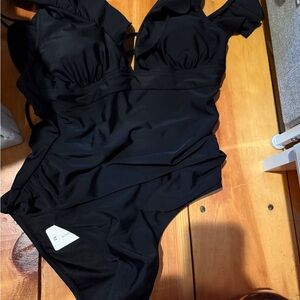 Cupshe Black Women Swim One Piece
